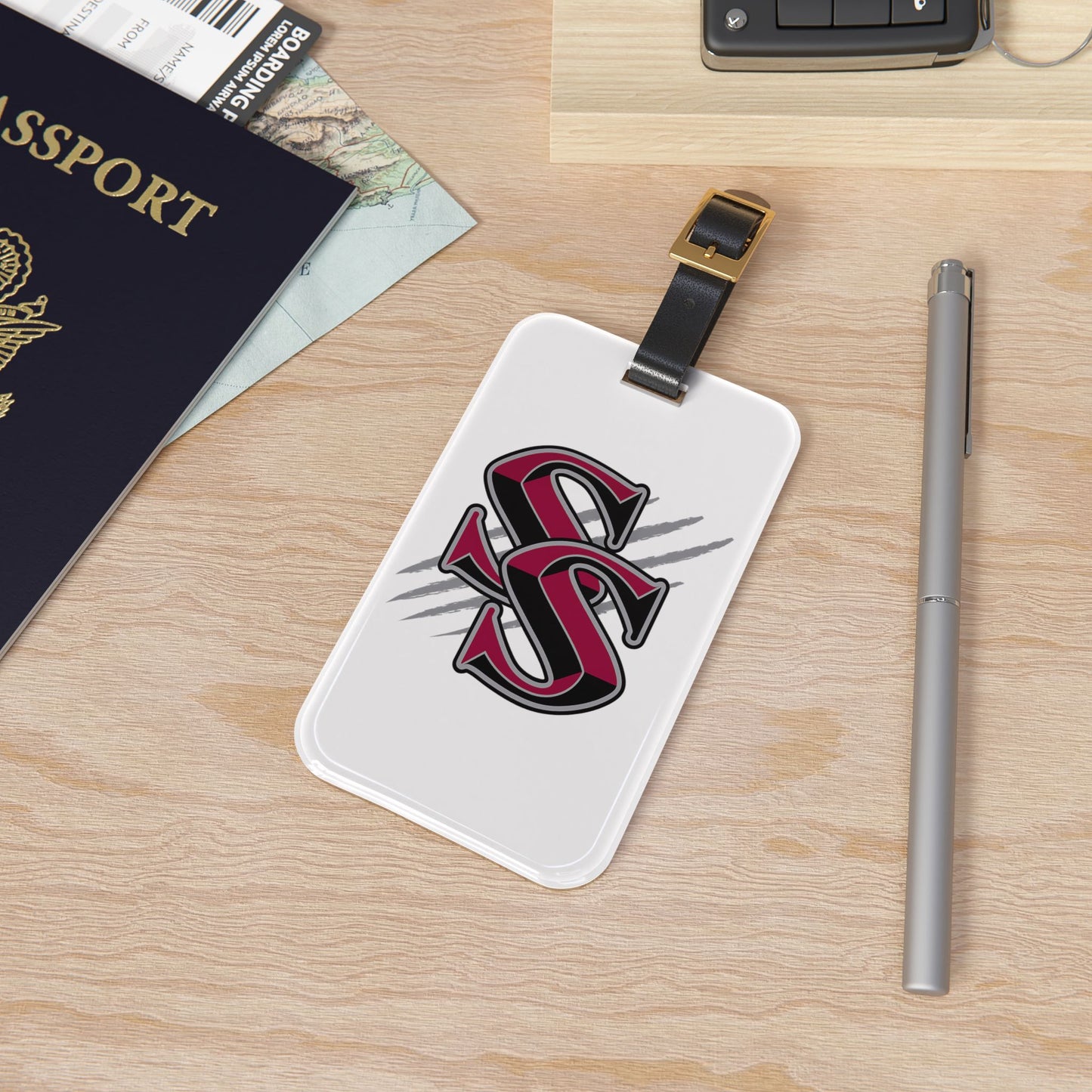 Siloam Springs Panthers Luggage Tag