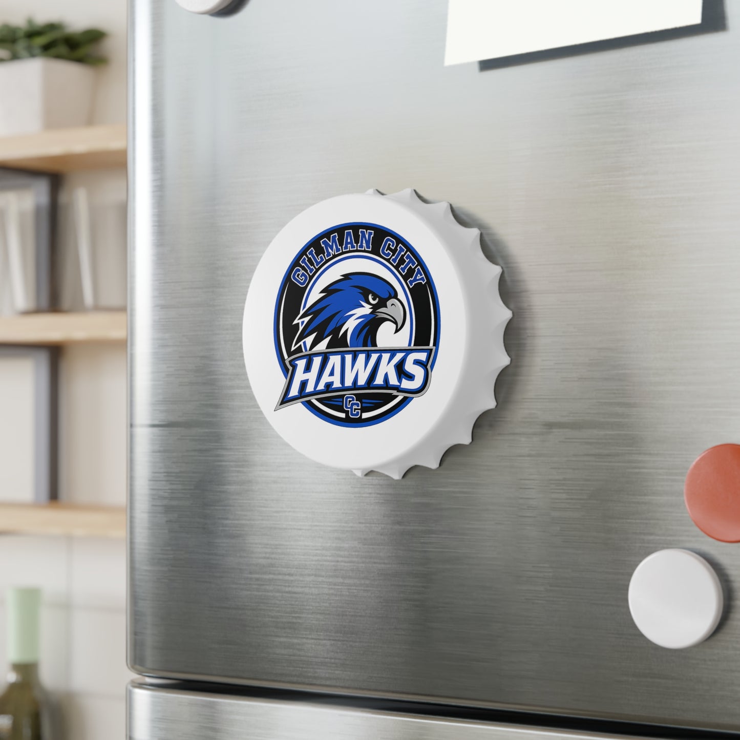 Gilman City Hawks Bottle Opener