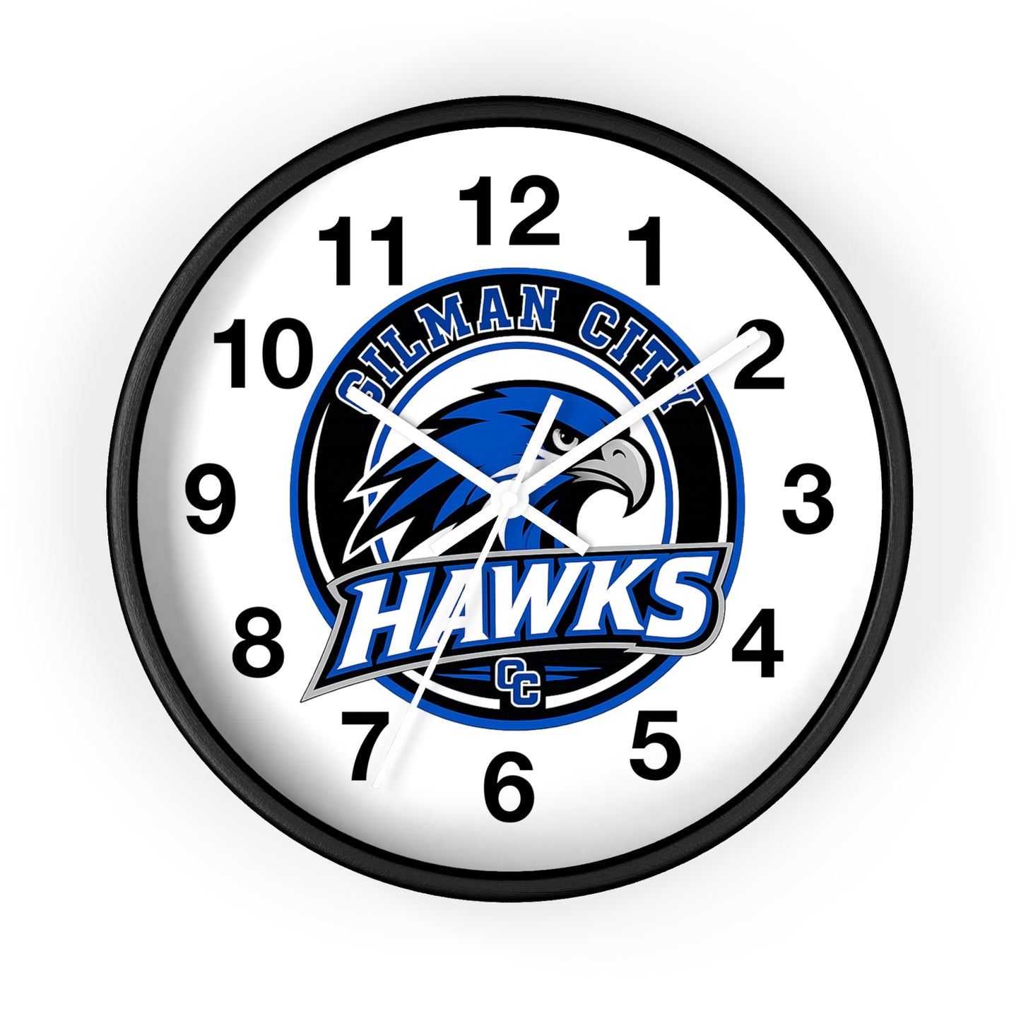 Gilman City Hawks Wall Clock