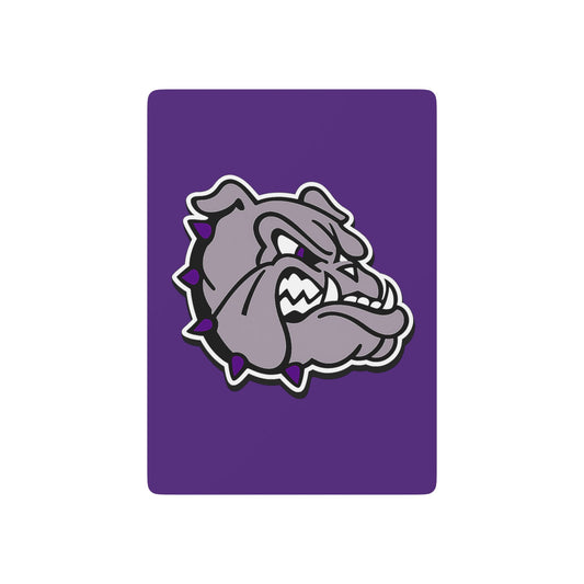 Fayetteville Bulldogs Poker Playing Cards