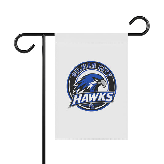 Gilman City Hawks Garden Flag