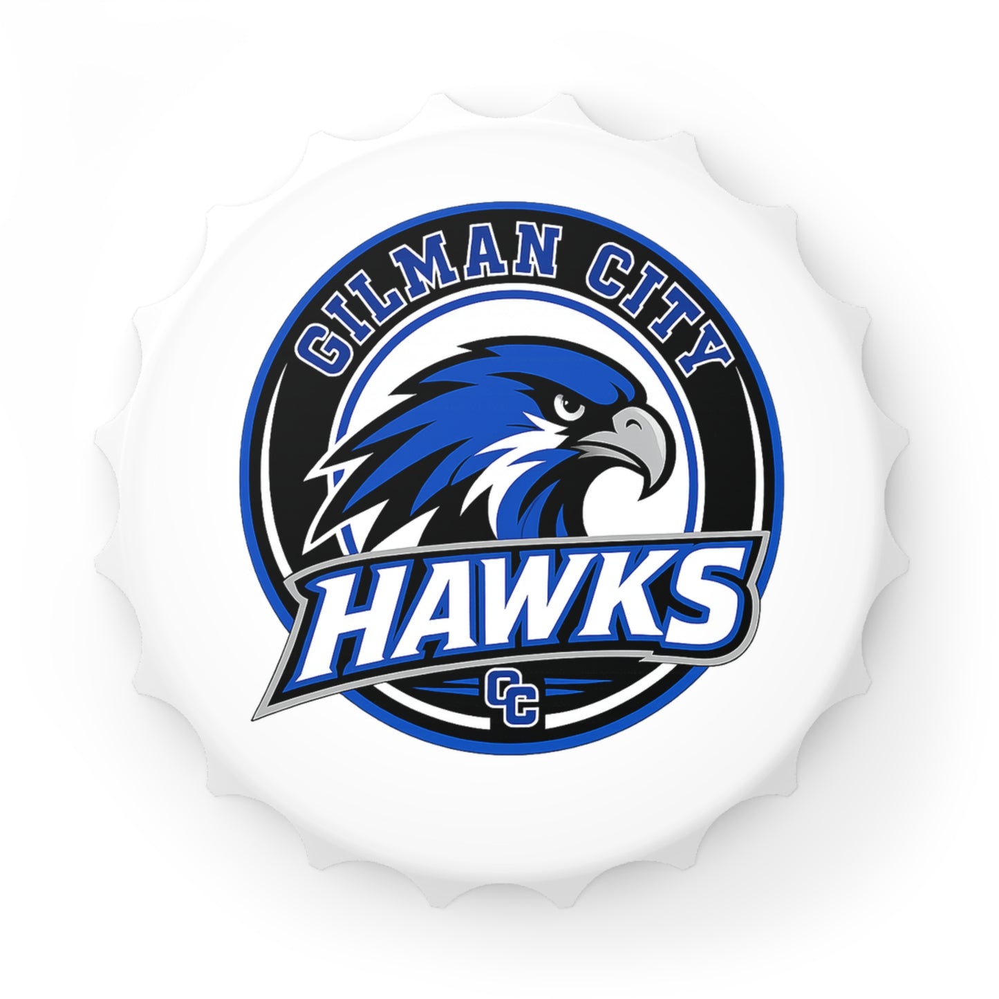 Gilman City Hawks Bottle Opener