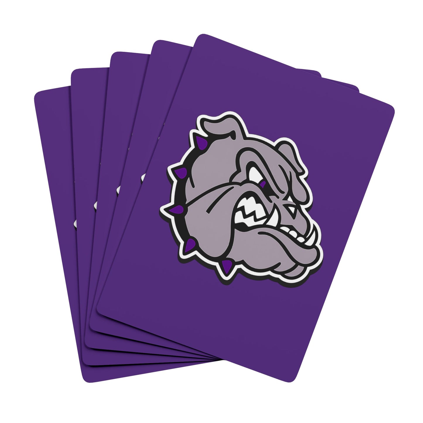 Fayetteville Bulldogs Poker Playing Cards