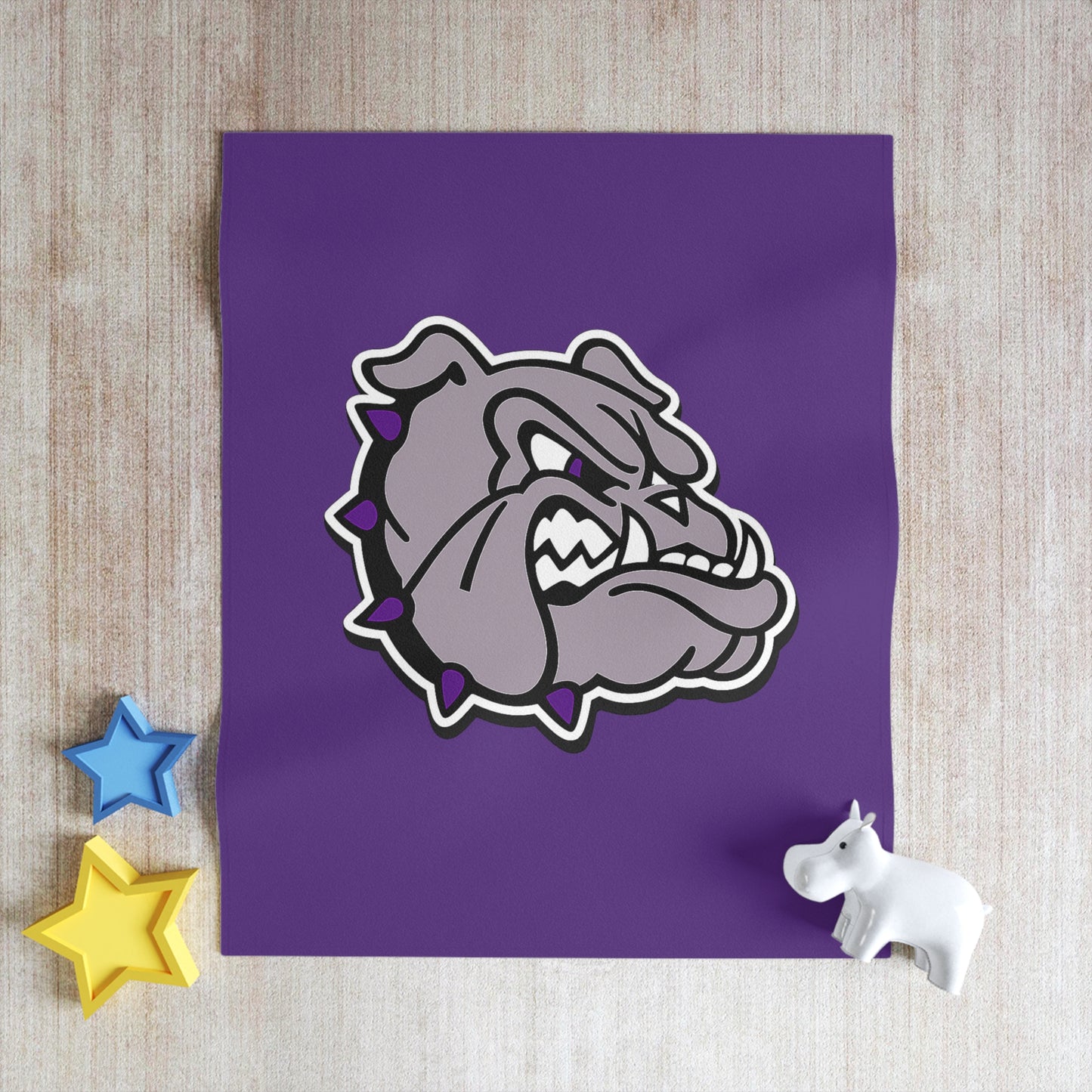 Fayetteville Bulldogs Throw Blanket