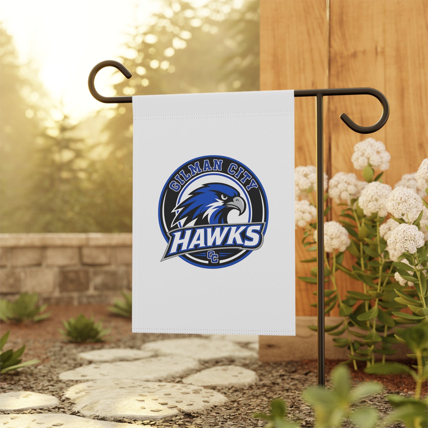 Gilman City Hawks Garden Flag