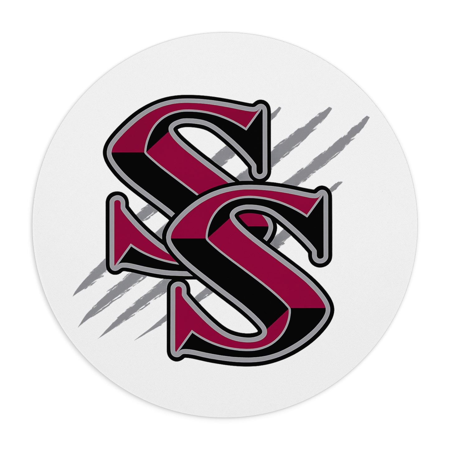 Siloam Springs Panthers Round Mouse Pad