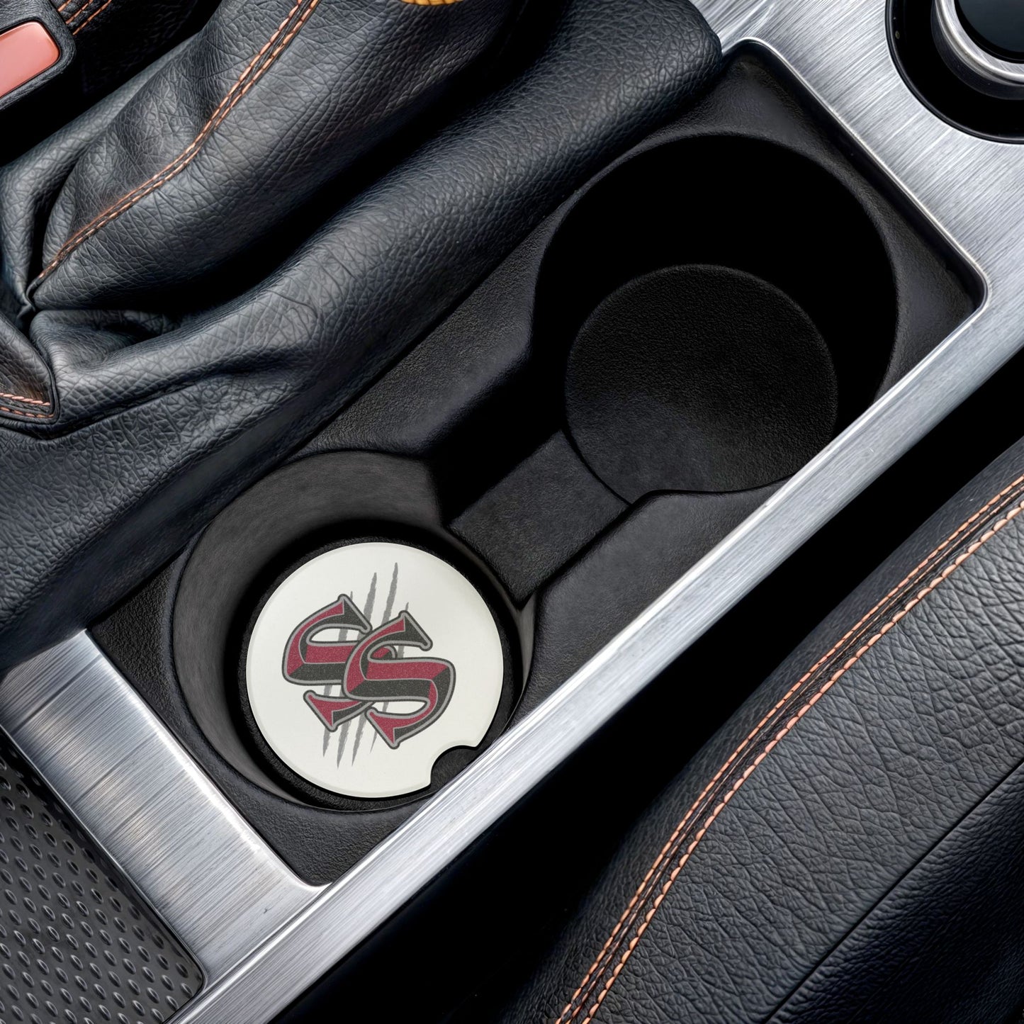 Siloam Springs Panthers Car Coasters