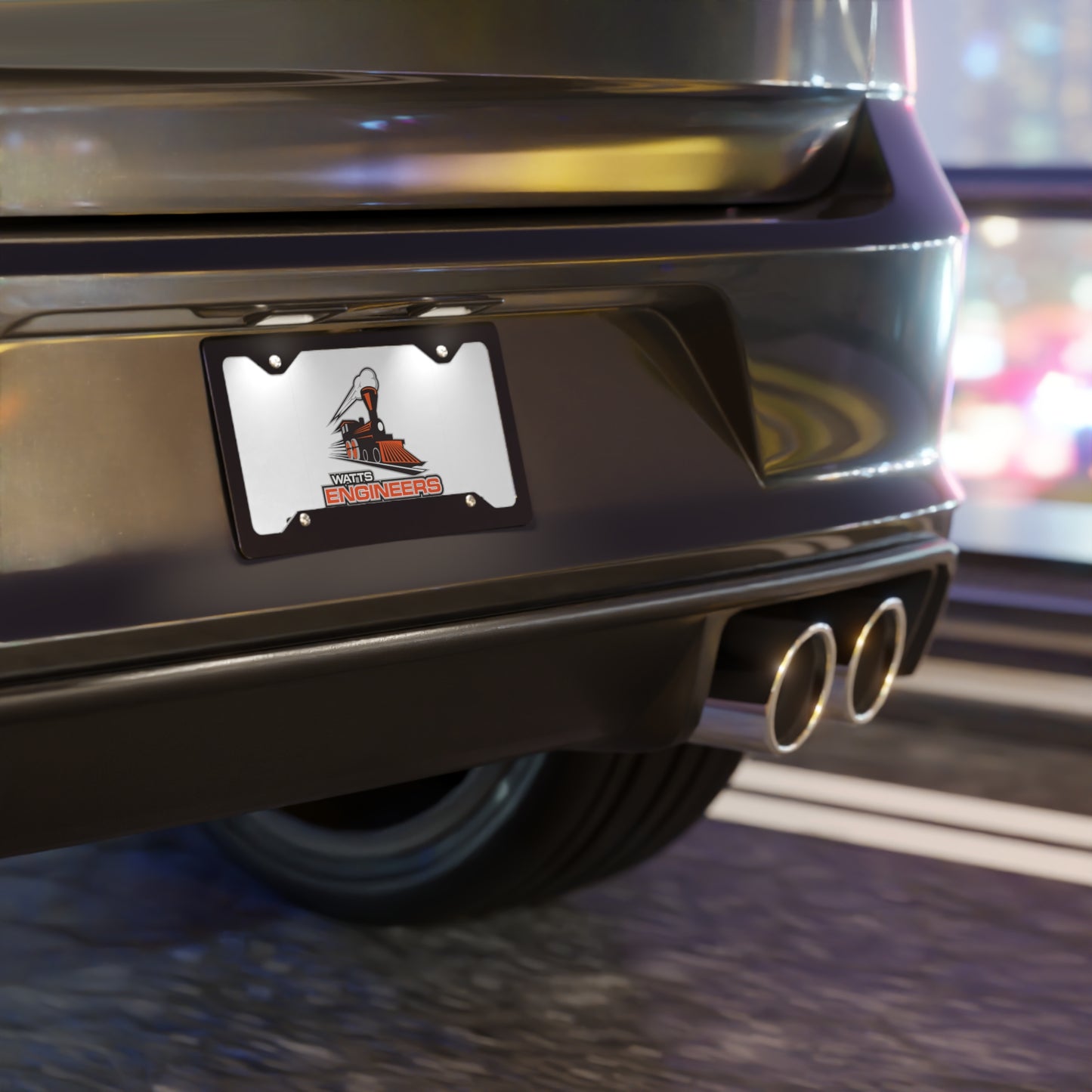 Watts Engineers License Plate